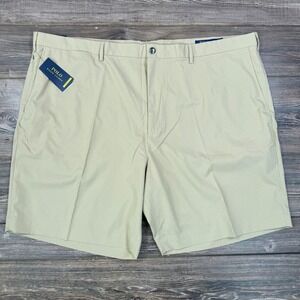 Polo Ralph Lauren Mens Size 50B Performance Shorts Khaki Tan Classic Fit 9" NWT